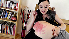 Hungover Groundsman Spanked and Paddled by Miss Jessica Wood